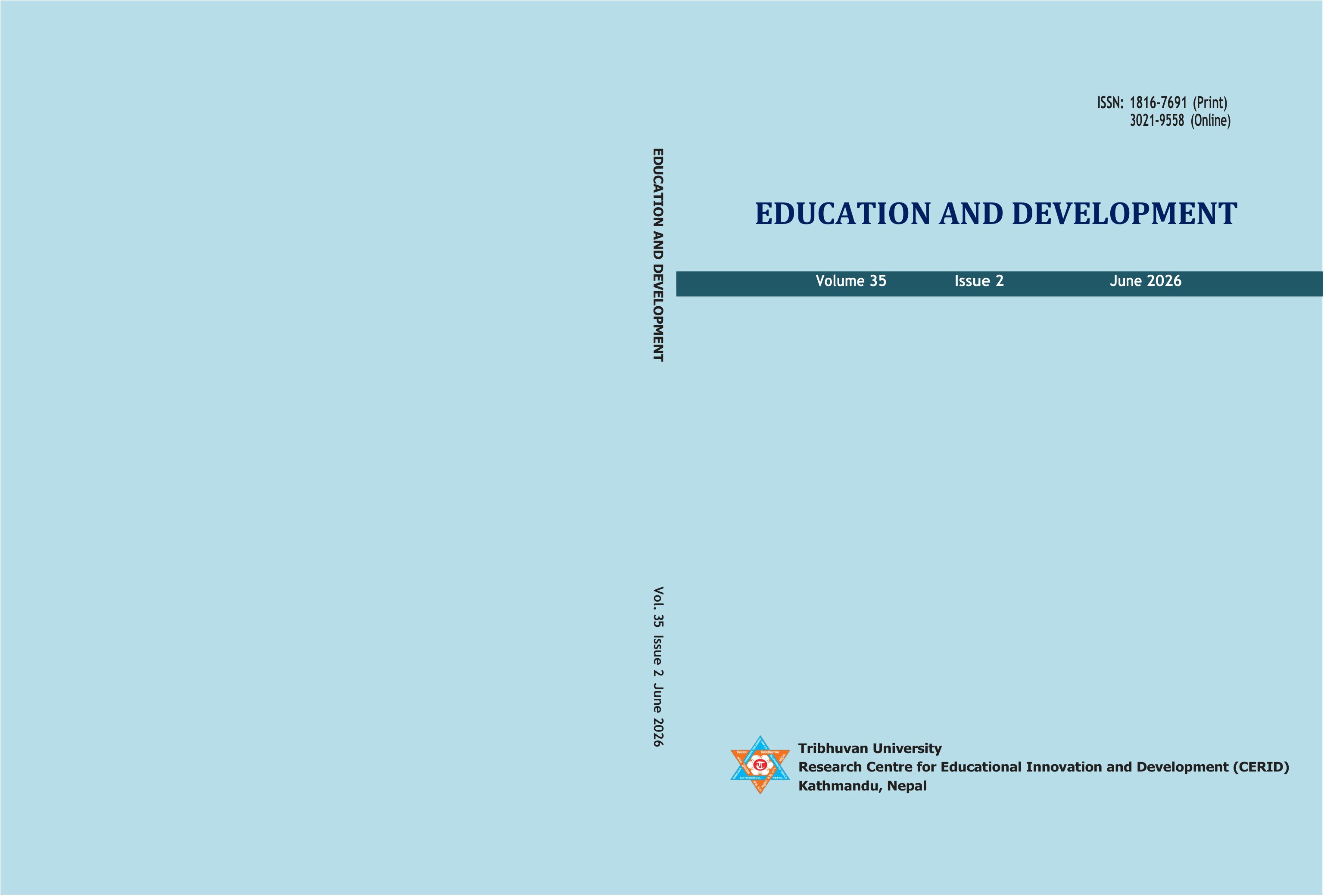 					View Vol. 35 No. 2 (2026): Education and Development
				